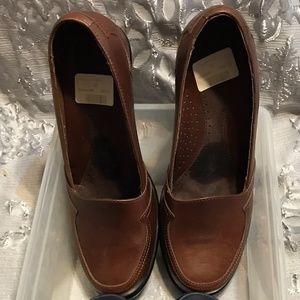 Dansko Brown Leather Heeled shoe, Size 37